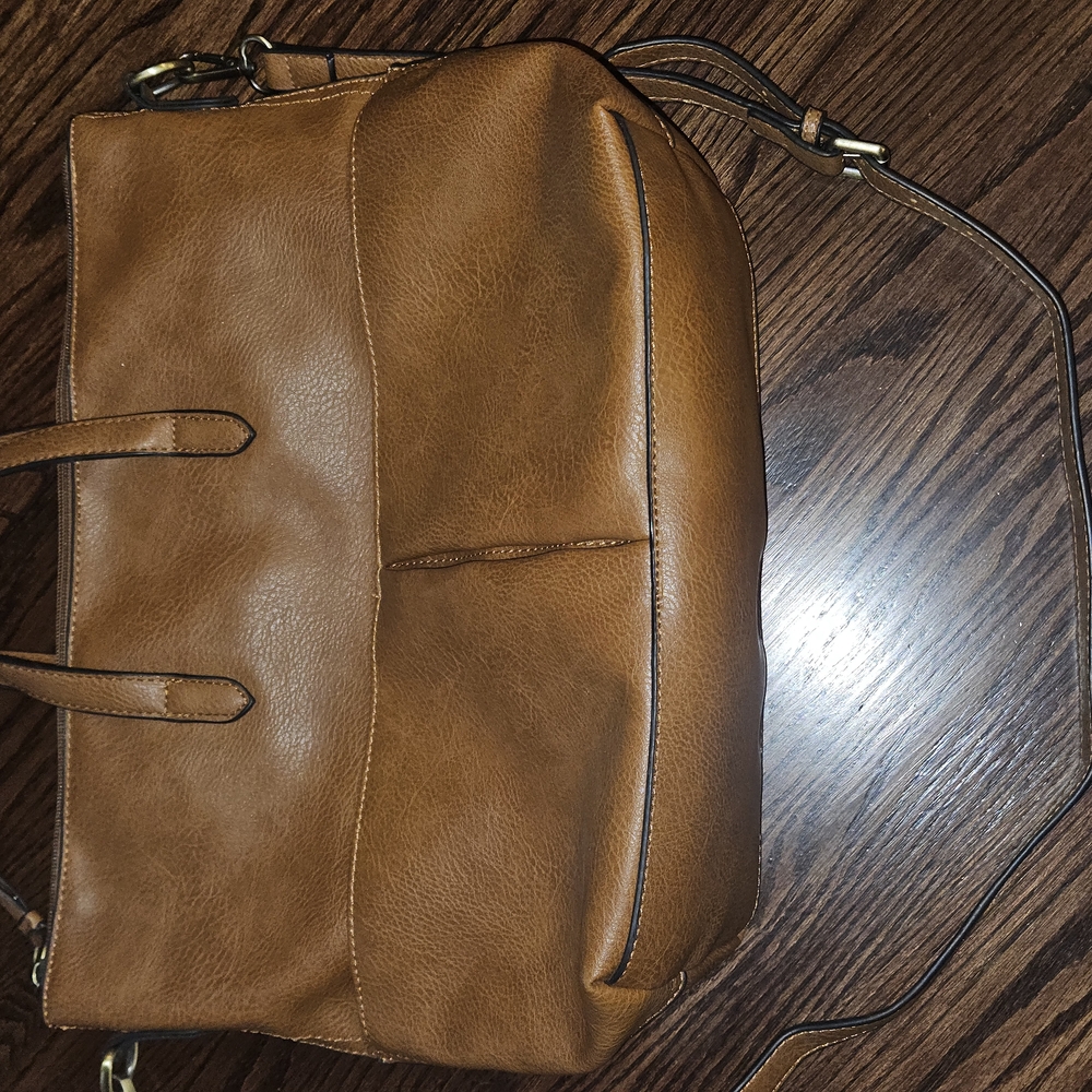 Stylish Brown Leather Handbag